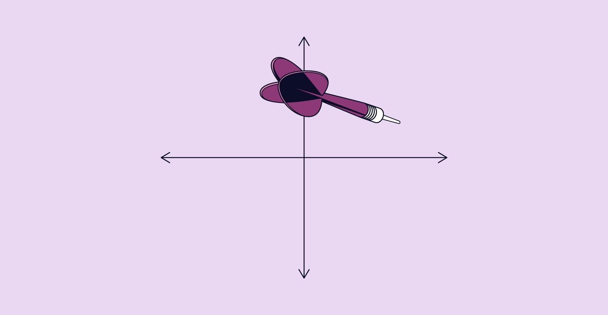 Dart in quadrant no logo